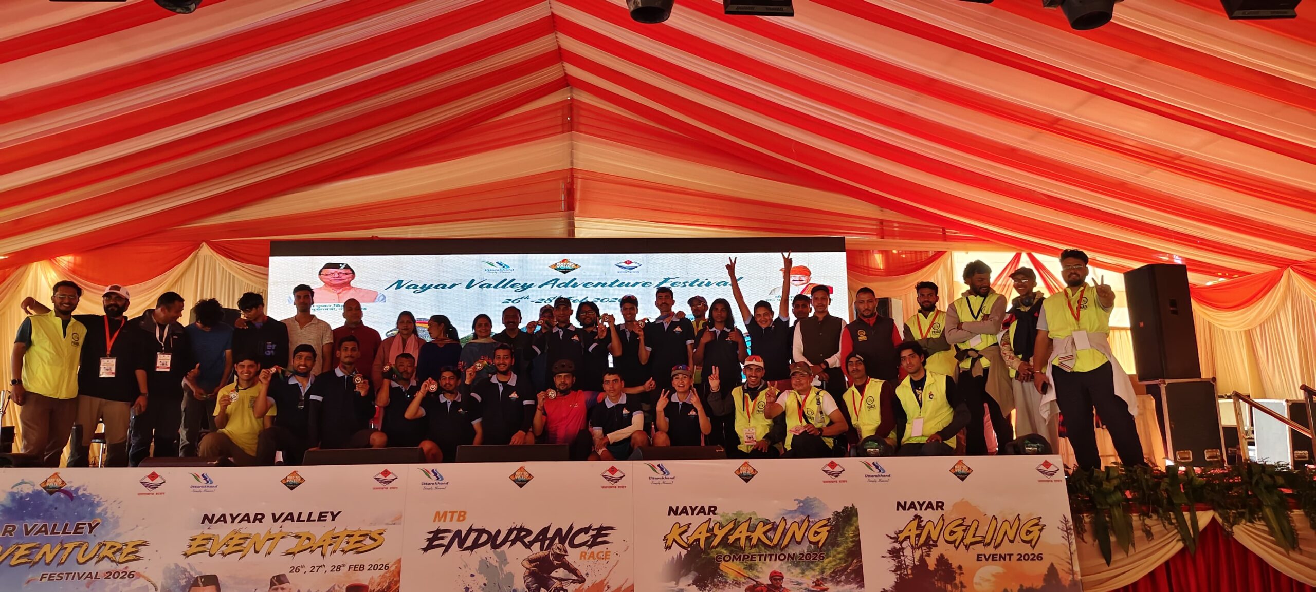 नयार वैली फेस्टिवल के दूसरे दिन माउंटेन बाइकिंग व क्याकिंग प्रतियोगिताओं का सफल समापन