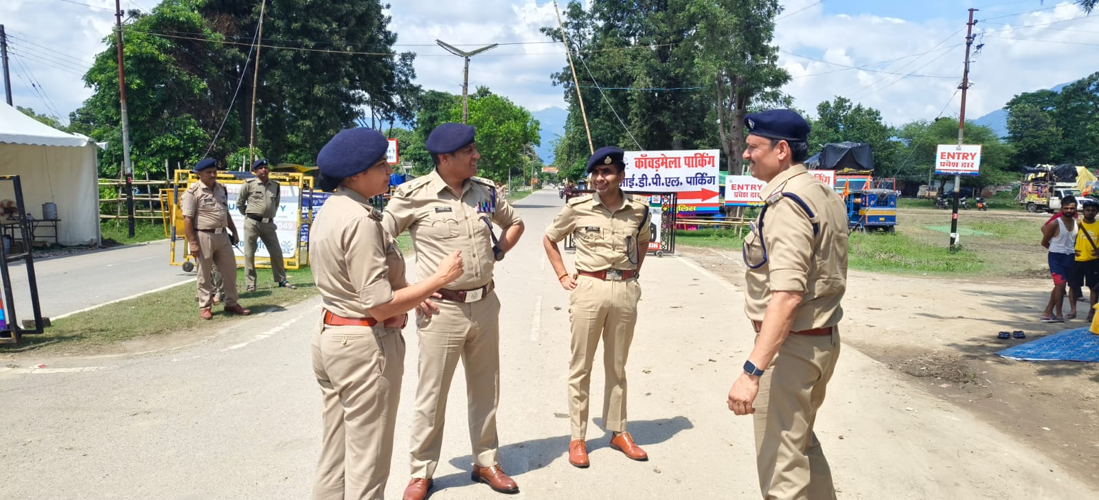 ऋषिकेश, रायवाला रानीपोखरी क्षेत्र का भ्रमण कर एसएसपी दून ने कावंड मेले में पुलिस व्यवस्थाओं का लिया जायजा
